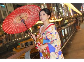 [Osaka/Dotonbori/Osaka Castle] Enjoy Osaka while wearing furisode! Furisode experience plan (can be returned the next day)