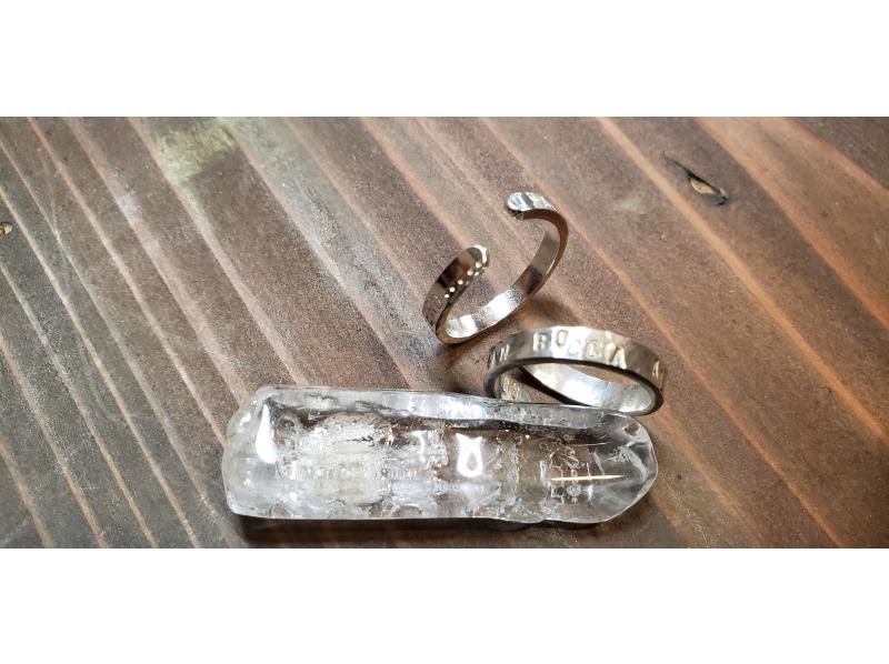 [Kyoto, Kita Ward, Handmade Rings] 90 minutes or more. Open rings. Hand-engraved on both sides!の紹介画像