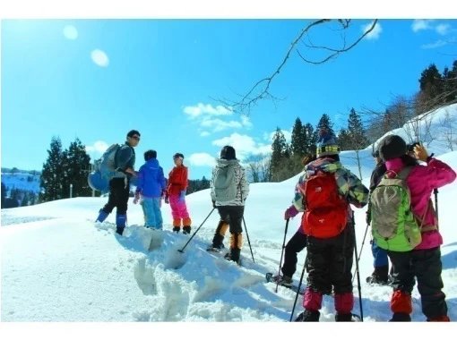 【新潟・十日町・スノーシュー】豪雪地帯「十日町」をぷらっと雪上ハイキング！ティータイム＆温泉付（半日）の画像