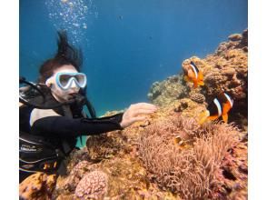 1人參加 【恩納村】珊瑚村海 ★與熱帶魚小丑魚一起體驗潛水 ★乘船體驗潛水 ★贈送所有GoPro拍攝數據！