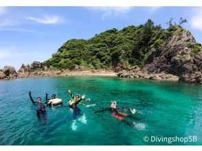 《Meet on site》 [Kyushu, Kagoshima, Minamisatsuma, Go by boat! Uninhabited island experience diving] <Photo gift included><Beginners welcome>