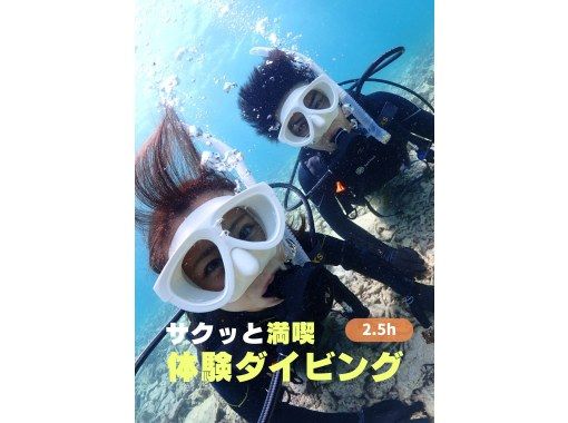 SALE！【石垣島・2時間30分】【1日4便】特別価格！石垣島旅行を存分に楽しみたい方必見！少人数制！初心者向け体験ダイビングの画像