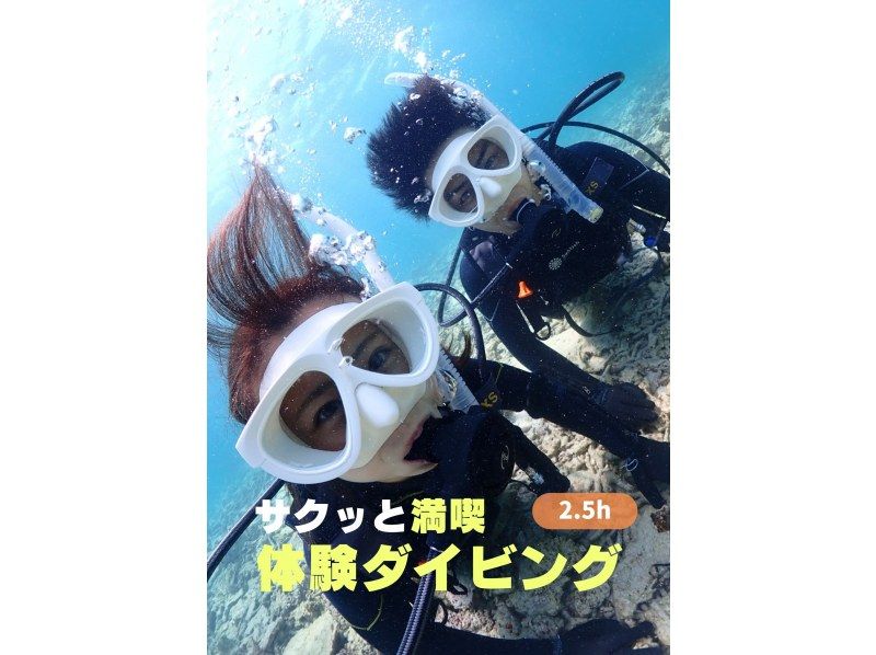 冬季割！【石垣島・2.5h】【1日4便】★少人数制★自由に時間を選べる！初心者向け体験ダイビングー石垣島旅行を存分に楽しみたい方必見！の紹介画像