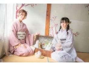 [Tokyo/Asakusa/Asakusa Main Store] Kimono rental plan with studio photo shoot! Even if it rains, you can still take great photos with studio photography!の画像