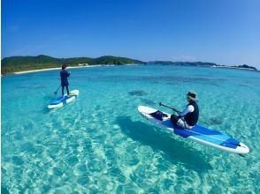 [冲绳/宫古岛] 在拥有世界上最透明水域之一的17END海中亲自体验SUP <包括免费照片和视频拍摄> 可当天预订！有指导支持！ 1人可参加！の画像