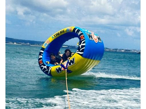 [Held in Nago City / approx. 1 hour] Marine sports (banana boat, etc.) | Marine Pack A - 3 types of classic marine activities ♪の画像