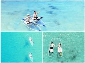 [Private tour for one group] Ishigaki Island's No. 1 beach "Kabira" Clear Sup tour "4K. Free drone video and photography" & "Free video recording of every moment during the tour with GoPro"