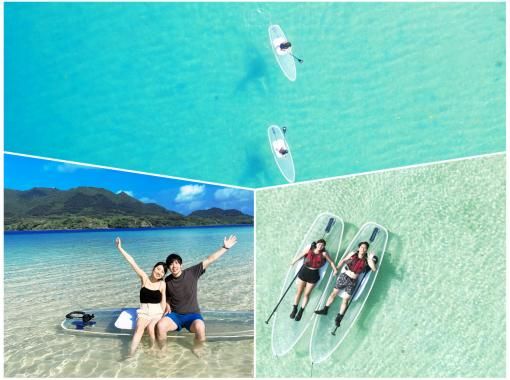 [Ishigaki Island / Private tour for one group] Michelin Guide three-star "Kabira Bay" Clear Sup tour / Free 4K drone video and photography included / Beginners welcome / Free equipment rentalの画像