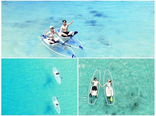 [Private tour for one group] Ishigaki Island's No. 1 beach "Kabira" Clear Sup tour "4K. Free drone video and photography" & "Free video recording of every moment during the tour with GoPro"の画像