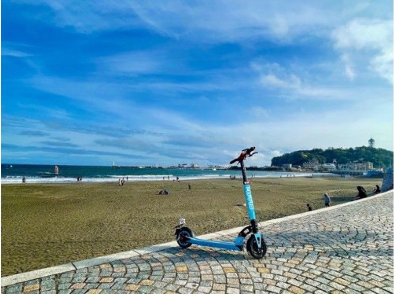 [Kanagawa/Kamakura/Enoshima] Even beginners can use the "electric scooter" that can be rented at a facility 3 minutes from the station with peace of mind!の紹介画像