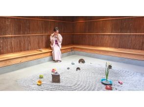 [京都/京都御苑附近] 在京都的聯排別墅中體驗枯山水、品嚐抹茶和日式甜點，輕鬆享受文化體驗。の画像
