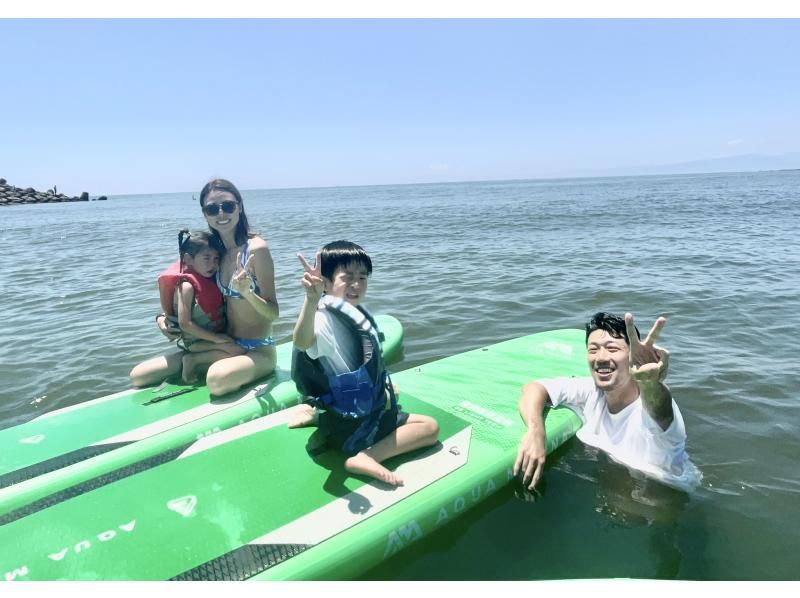 [Kanagawa/Shonan] SUP play that families and children can enjoy together! Balance playing in the river at a depth where your feet can touch the ground!の紹介画像