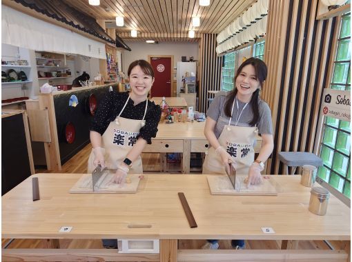 30分で作る！十割そば斬り体験▶おしゃれなNeo和風スタジオでSOBAランチ＆ディナー▶デート・女子会・お集まりに最適！の画像