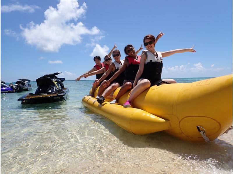 [Okinawa, Ishigaki Island] Unlimited use of towing tubes such as banana boats for half a day!!!の紹介画像