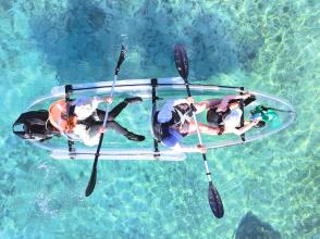 【沖縄・宮古島】1組貸切クリアカヤック 初心者・家族OK｜ドローン撮影＆返金保証