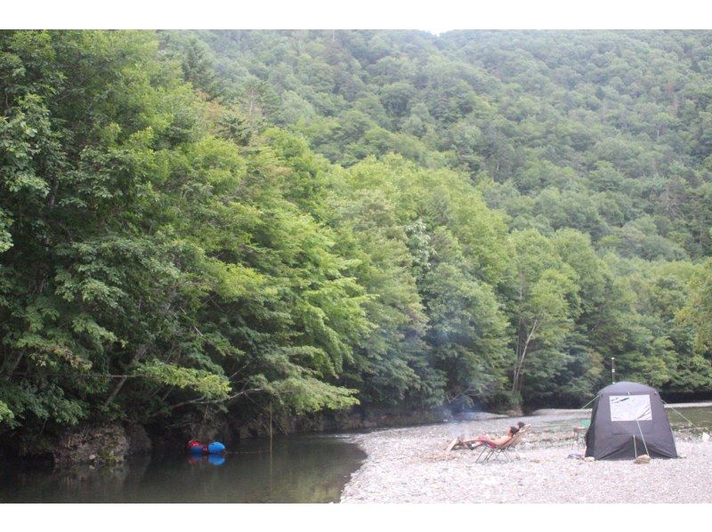 [Hokkaido, Hidaka] Experience a tent sauna in the crystal clear Chiroro River! Limited to one group (one rental)の紹介画像