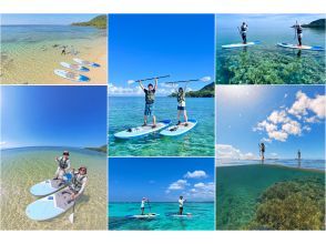 【1組様貸切/3時間】南の島でSUP体験！透明度抜群な海でたっぷり遊ぼう！女性ガイドが担当/送迎・写真込み/手ぶら参加OK