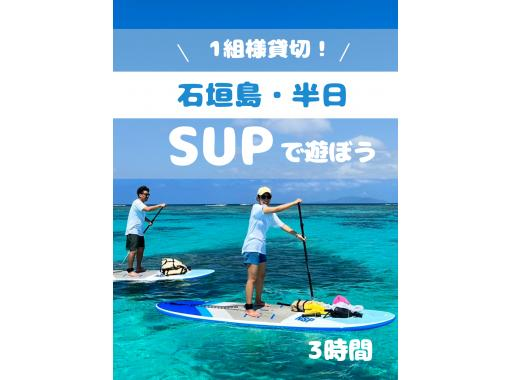 【石垣島】透明度抜群の海をSUPで遊ぼう！1組様完全貸切！女性ガイドが担当/送迎・写真込み/シャワーあり/手ぶら参加◎の画像