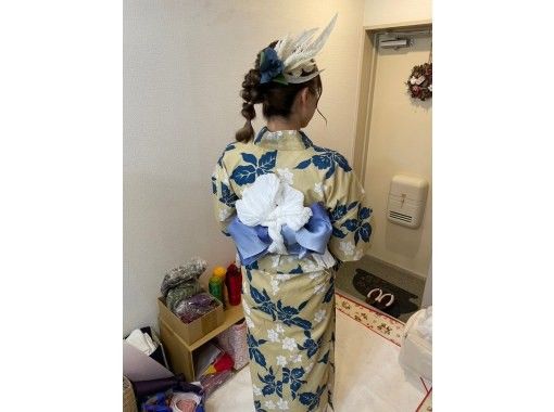 [北海道/札幌]讓您對北海道的回憶更加豐富！可供選擇的租借浴衣（可選髮型和化妝）♪の画像