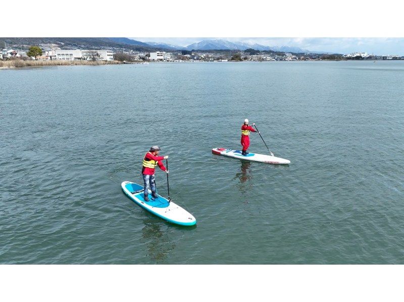 【北海道・SUP体験】透明度の高い支笏湖の湖面をクルージング！SUP体験（半日コース）の画像