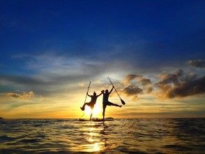 【沖縄・恩納村】絶景夕焼けSUPクルーズ！極上のリラクゼーション・初心者歓迎、 GoPro撮影データプレゼント！当日予約大歓迎