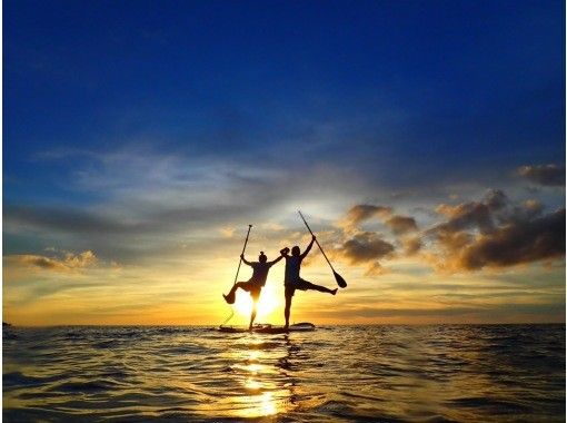Same-day reservations welcome★【Okinawa, Onna Village】Okinawa, Onna Village】Amazing sunset SUP cruise! Ultimate relaxation, beginners welcome, GoPro footage giftの画像