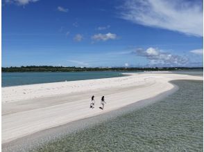 【宮古島】ドローン撮影付き｜ジェットスキーで行くユニの浜上陸ツアー〈1時間10分・ツーリング付き〉