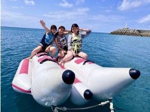 【宜野湾出发】海上运动2件套★摩托艇、香蕉船、弹珠、大男孩赛车、夏日惊悚