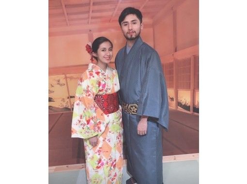  [5 minutes walk from Asakusa Station/Kimono rental] Super Summer Sale 2024 Men's Kimono Plan with accessories included♪ Come empty-handed! <Recommended for men and couples>の画像