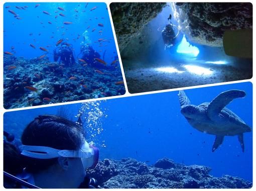 Summer Sale Boat ride experience diving (AM or PM course) Free cancellation Full face mask available & GoPro free, pick-up available [Miyakojima]の画像
