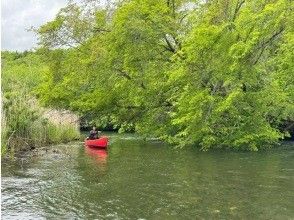 [Hokkaido, Chitose River] [Canadian Canoe Short Course] Try riding a Canadian canoe on the crystal clear river!