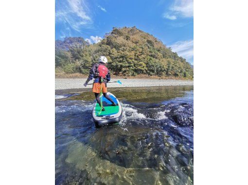 [Kochi・Shimanto River] Shimanto River River SUP (Stand Up Paddle) Experience The exhilaration of paddling your way forward! Difficulty level: ★★☆の画像