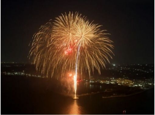 江の島の夜空を彩る夏花火鑑賞＆江の島・鎌倉観光バスツアー～鎌倉御代川のご夕食付～【029029-1305】の画像