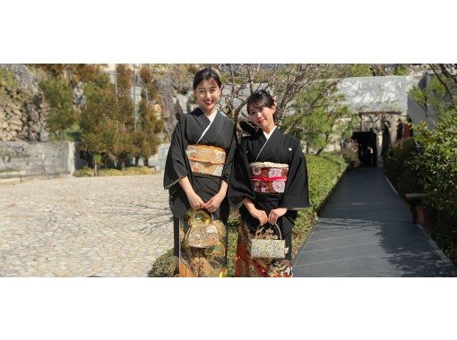[Kyoto, Kiyomizu-dera Temple] *Rent a black formal kimono | Easily dress up for formal events* Popular tourist destinations Kodai-ji Temple and Kiyomizu-dera Temple are also nearby♪の画像