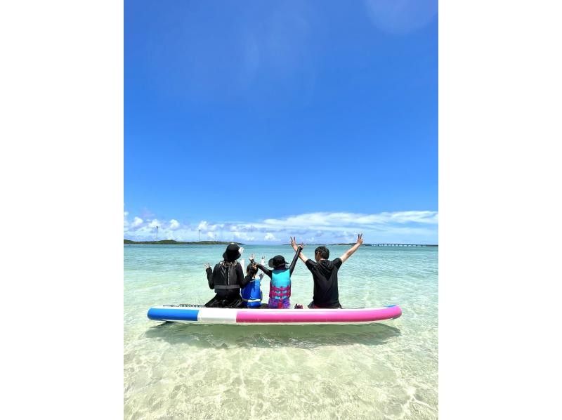 [Okinawa, Miyakojima] Absolutely great value! 180 minutes of unlimited fun on a secluded beach! Unlimited use of SUP/clear kayaks/snorkels/fishing rods, etc.!の紹介画像