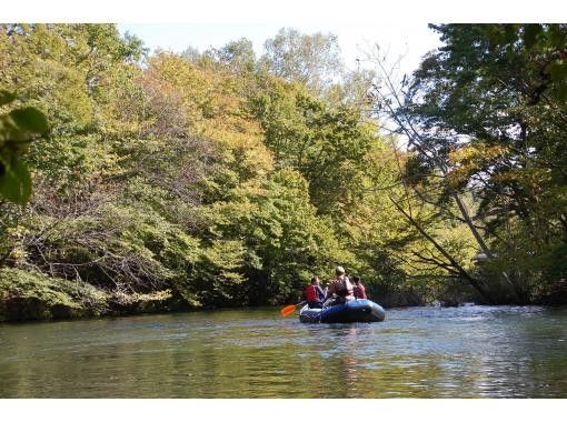 【北海道・千歳川】安定感抜群のボートツアー〈ロングコース〉◎ファミリー大歓迎!豊かな森の中、透明度抜群の川へ大冒険に出かけよう!の画像