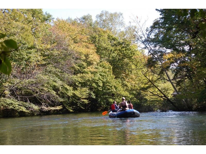 [北海道/千岁川]⭐︎非常稳定的乘船游览（长航线）欢迎家庭！让我们漂浮在清澈的水面上，穿越茂密的森林，开始一场伟大的冒险吧！の紹介画像