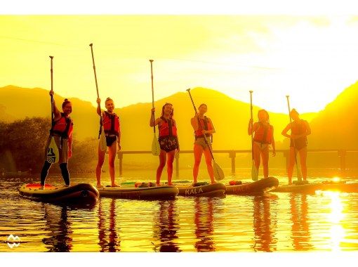 [Shimanto River / August only / Sunset SUP 60 minutes] Starts at 17:30!の画像