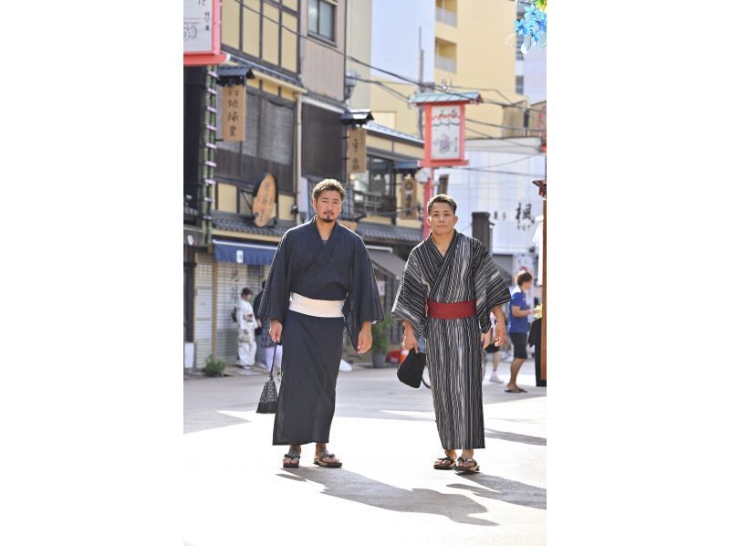 [東京/淺草]男士和服計畫讓我們透過Yui的男士計畫看起來又酷又時尚！可以變裝の紹介画像