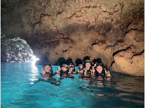[Our exclusive tour, no extra charge] Blue Cave snorkeling. Super easy boat ride to the cave entrance!!! | GoPro photos and videos [unlimited shooting]! |の画像