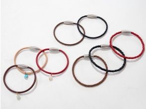 [Fukuoka, Itoshima, very popular leather accessories!] Make leather bracelets and accessories with your choice of natural stones