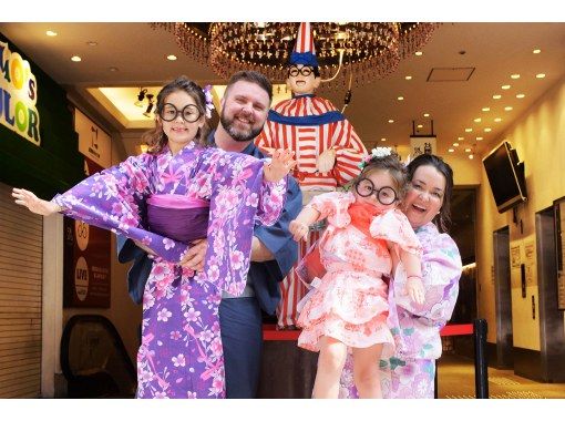 【오사카 · 도톤보리] Kimono photo in Dotonboriの画像