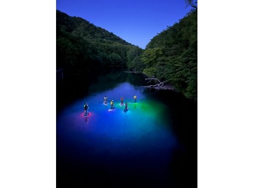 【北海道・千歳】ナイトサップ　インスタ映え間違いなし！　ナイトSUPツアー(1時間半)の画像