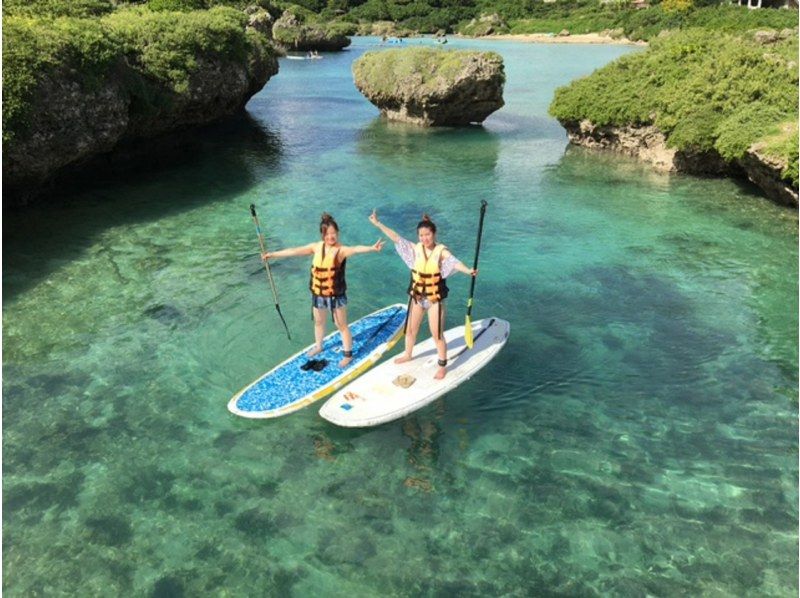 New Year's limited plan! [Okinawa, Miyakojima] Enjoyable even for beginners! 60-minute SUP experience course! (Explanation of experience and photo shoot included)の紹介画像