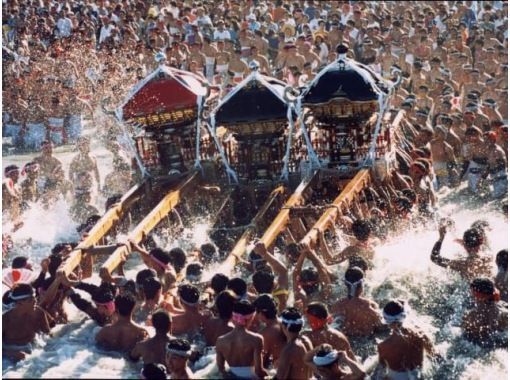 勇壮豪快な海の男たちの祭典！大原はだか祭り観賞バスツアー ～海の幸を楽しむお刺身のご昼食付き～【029029-1326】の画像