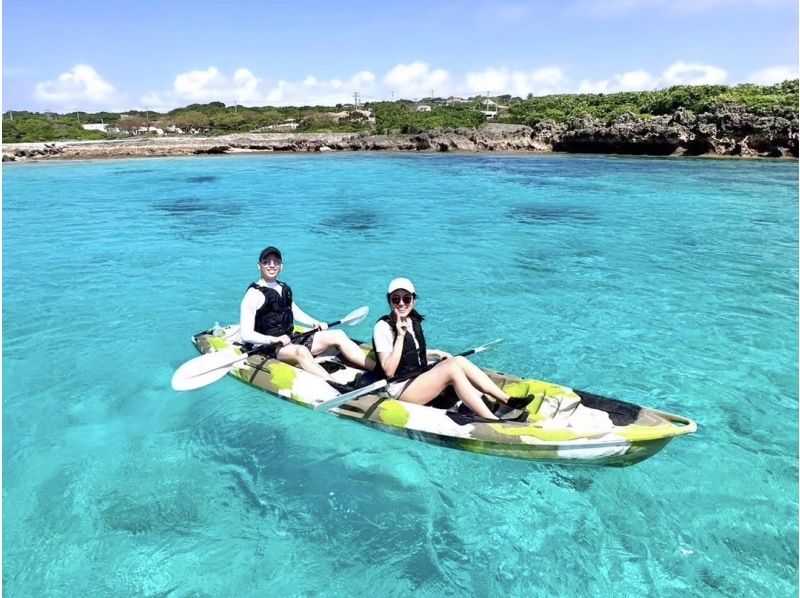 [Miyakojima/Half-day] ★Sure to look great on social media★Beach canoeing with a spectacular view of Miyako's blue sea! ★Popular activity★Photo gift! ★Beginners welcome!の紹介画像