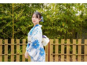 [Tokyo, Asakusa] Come to the store any time between 10:00 and 16:00! Yukata rental plan with hair styling