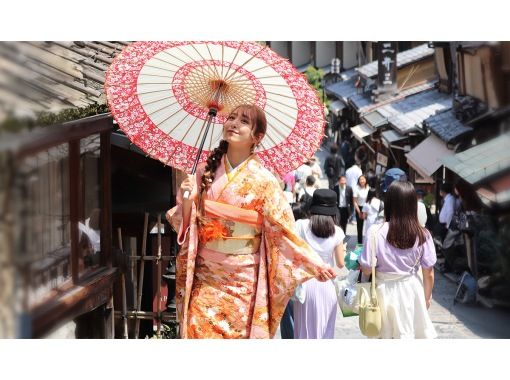 [Kyoto, Kiyomizu-dera Temple] * Furisode rental | Add a touch of glamour to your graduation ceremony or coming-of-age ceremony * Popular tourist destinations, Kodai-ji Temple and Kiyomizu-dera Temple are also nearby ♪の画像