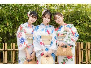 [Aichi/Nagoya] Come to the store between 10:00 and 16:00! Yukata rental plan with hair styling that you can come at any time without a set time