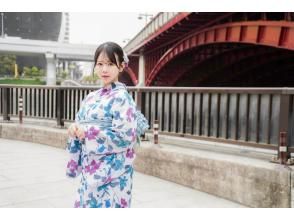 [Tokyo, Shibuya] Visit store between 10:00 and 16:00! Yukata rental plan with hair styling included